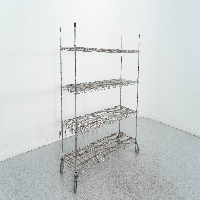 6' Portable Wire Shelving Unit image 0